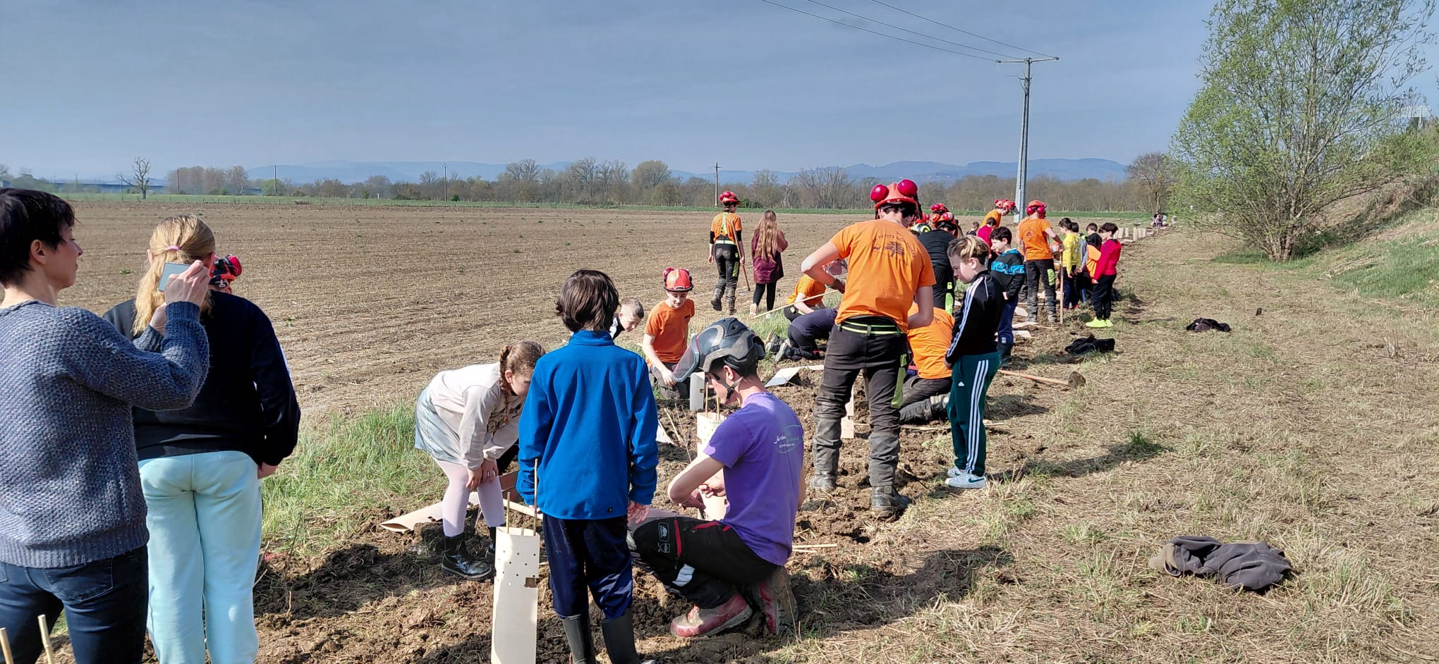Les élèves GMNF en action à Grièges